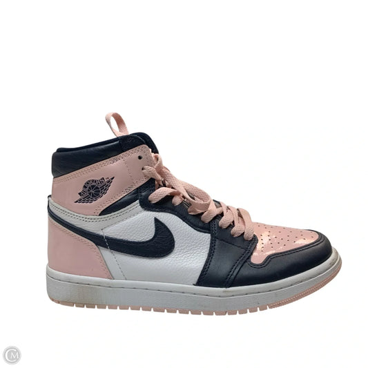 Shoes Luxury Designer By Jordan In Blue & Pink, Size: 7.5