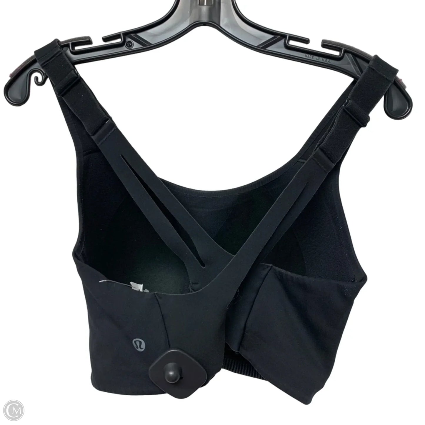 Athletic Bra By Lululemon In Black, Size: L