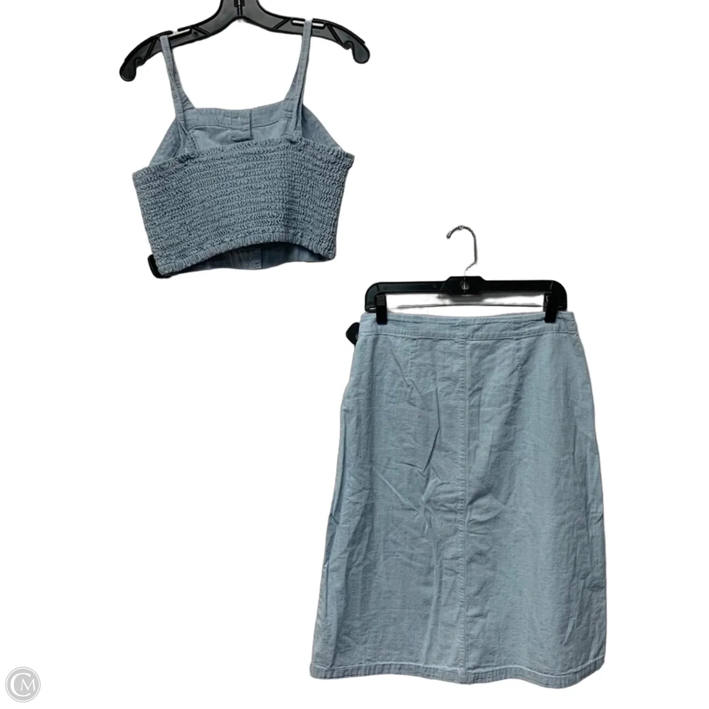 Skirt Set 2pc By Oat In Blue, Size: M