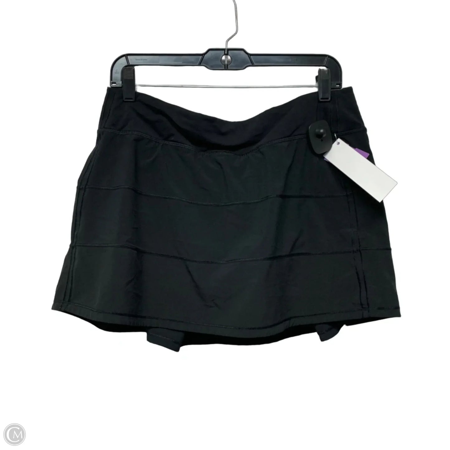 Athletic Skort By Lululemon In Black, Size: M