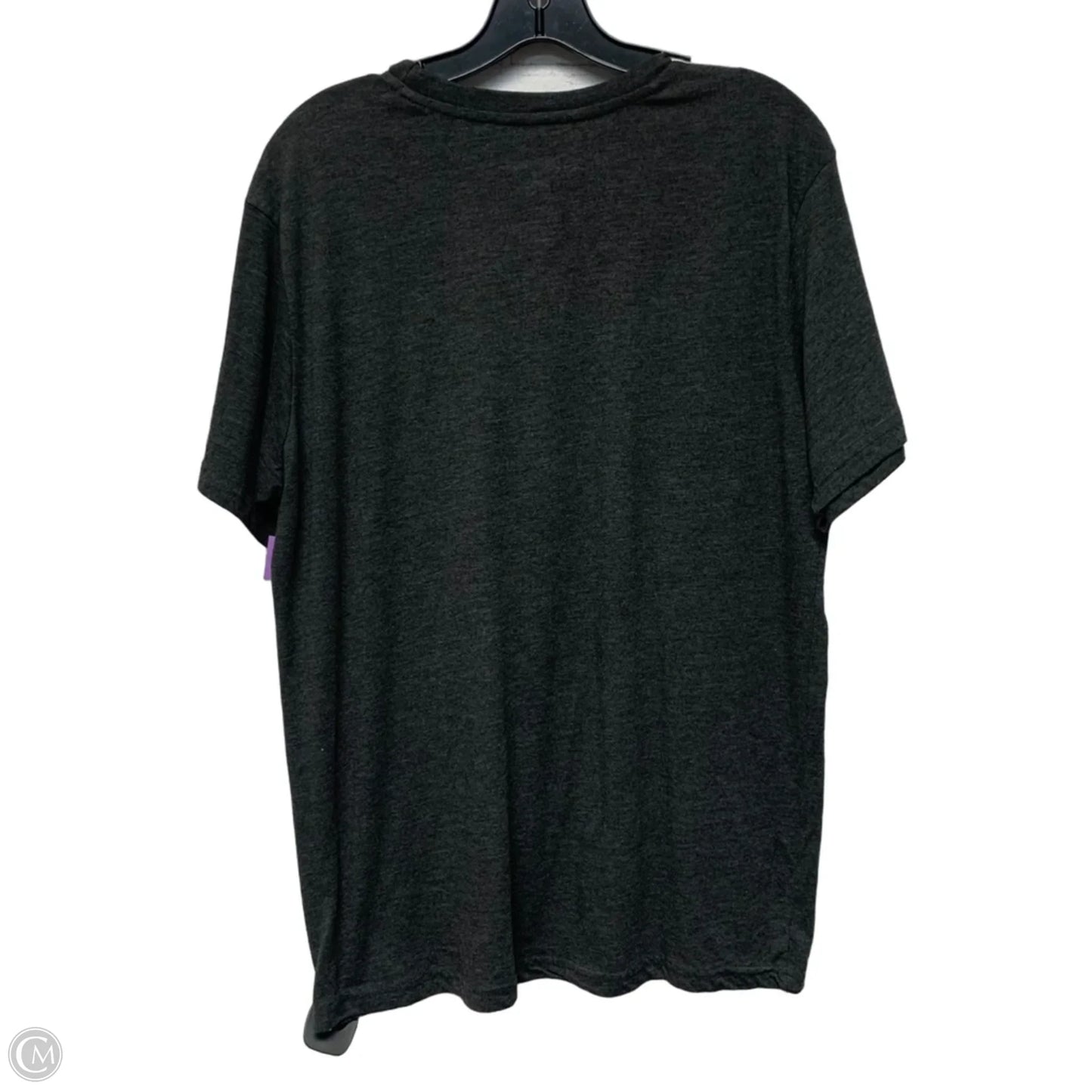 Top Short Sleeve By We the Peeps In Grey, Size: M