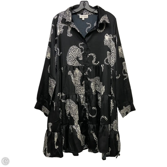 Dress Casual Short By Lovely Melody In Black, Size: 1x