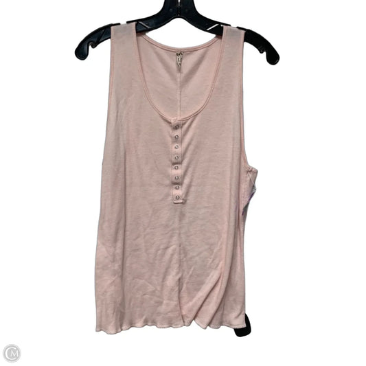 Top Sleeveless By Free People In Pink, Size: Xl