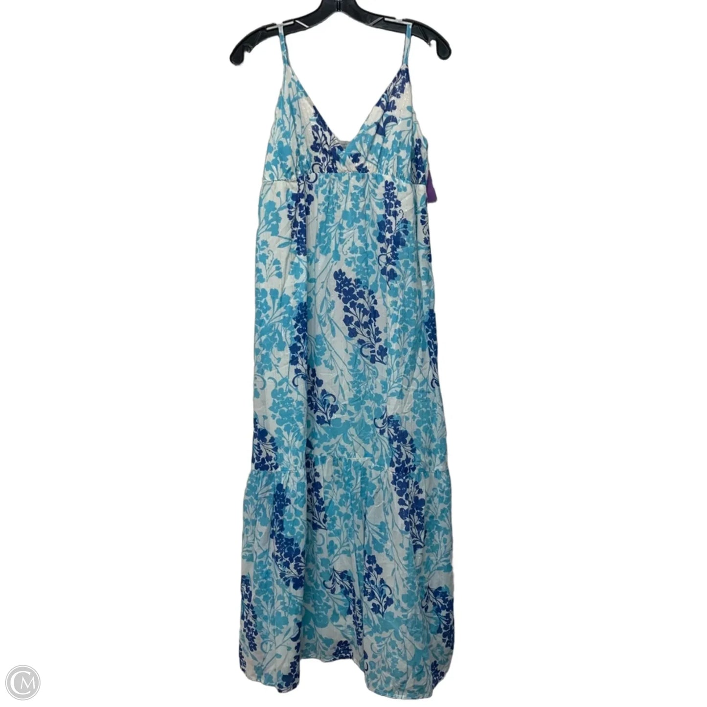 Dress Casual Maxi By Old Navy In Blue, Size: L