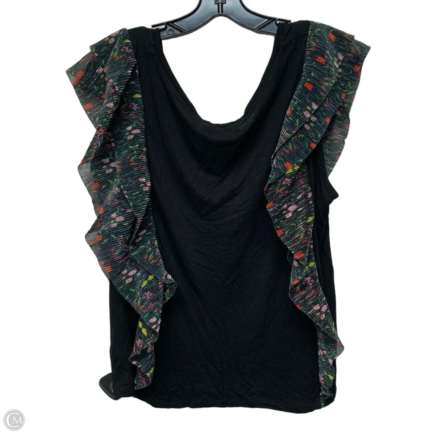 Top Sleeveless By Vanessa Virginia In Black, Size: L