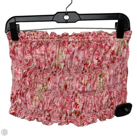 Top Sleeveless By H&m In Pink, Size: S