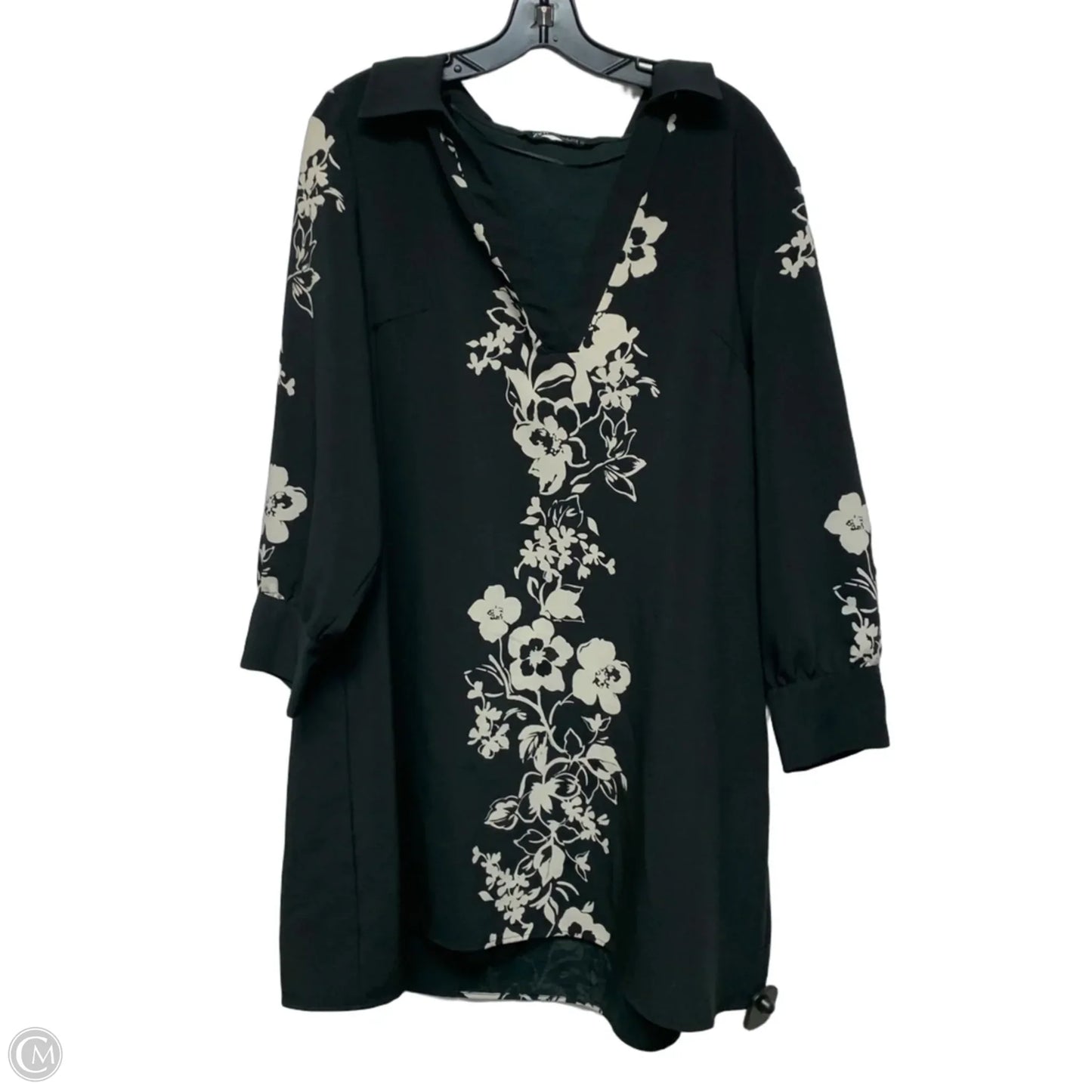 Dress Casual Short By Zara In Black, Size: Xl