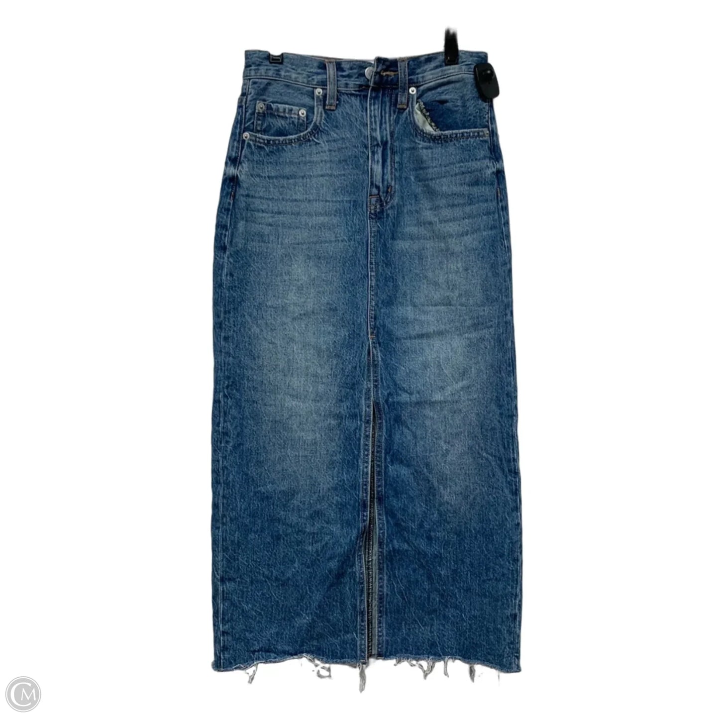 Skirt Midi By Pistola In Blue Denim, Size: Xs