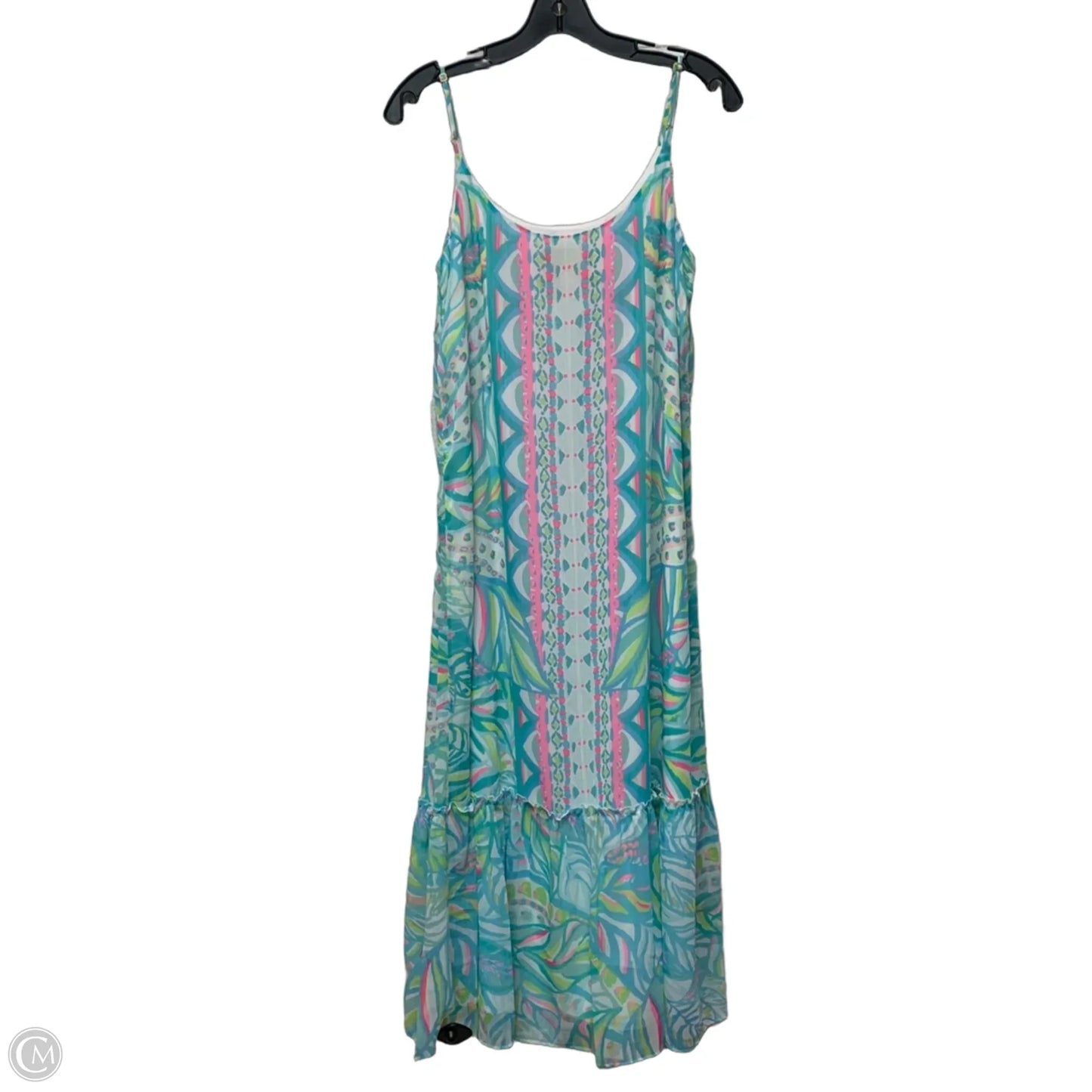 Dress Designer By Lilly Pulitzer In Blue & Pink, Size: S