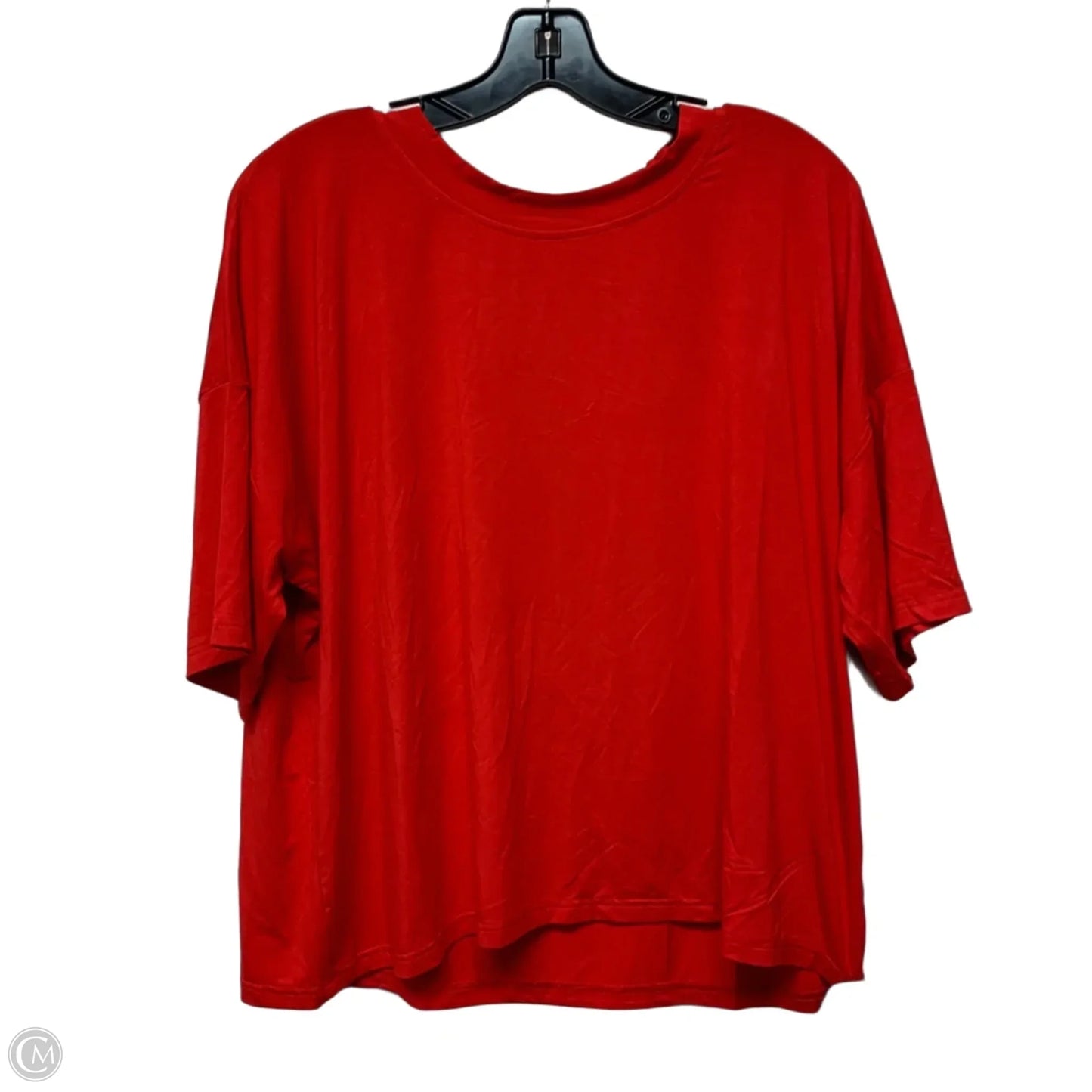 Athletic Top Short Sleeve By Buckley Mentor In Red, Size: Xl