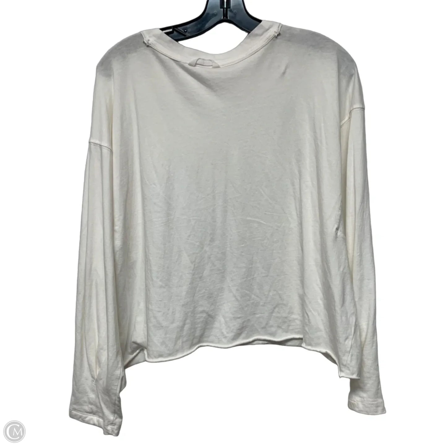 Top Long Sleeve By Free People In White, Size: S