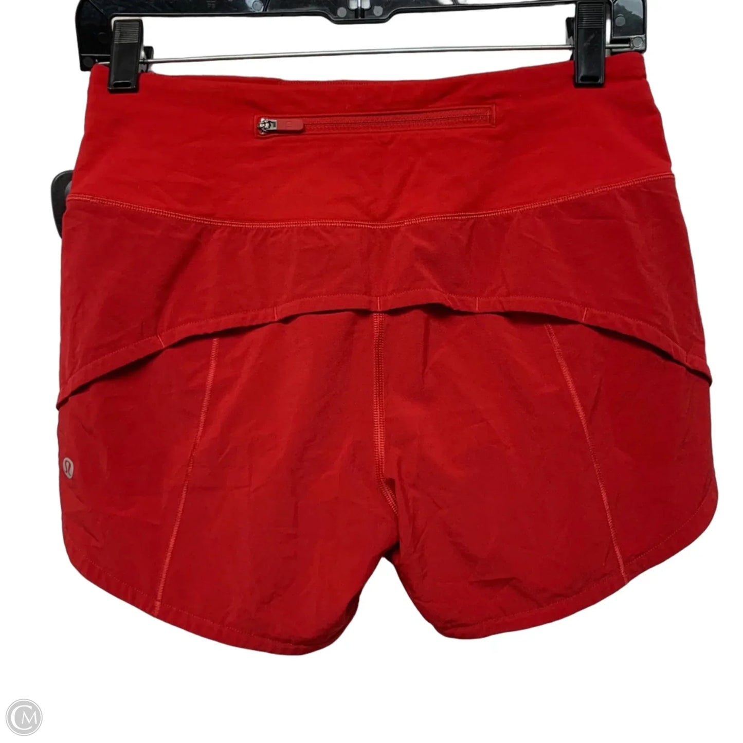 Athletic Shorts By Lululemon In Red, Size: S