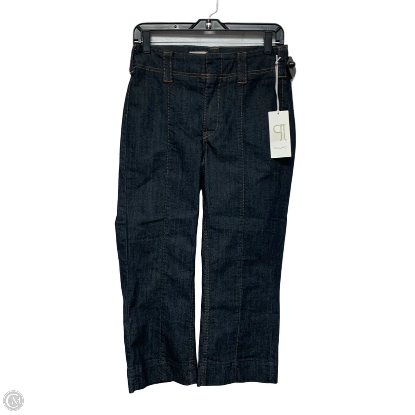 Jeans Cropped By Pilcro In Blue Denim, Size: 4