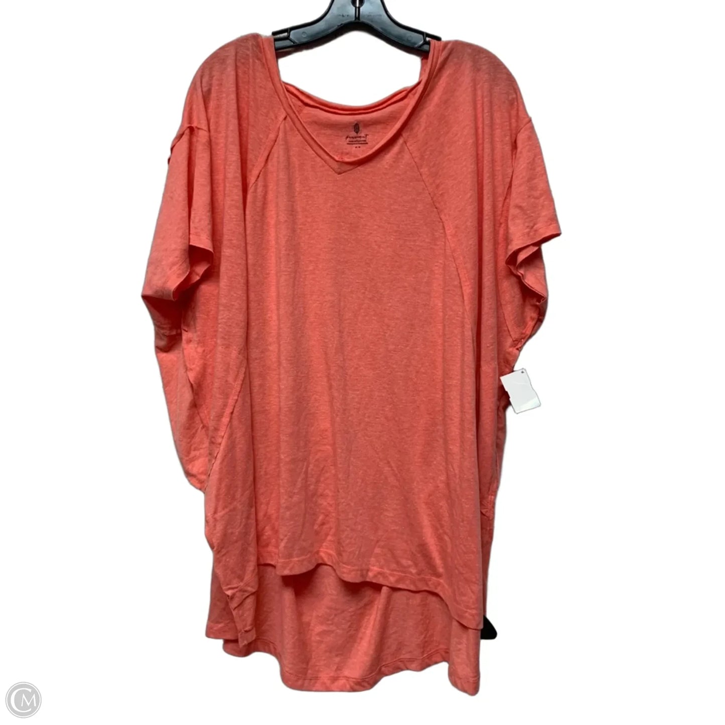 Top Short Sleeve By Free People In Pink, Size: M