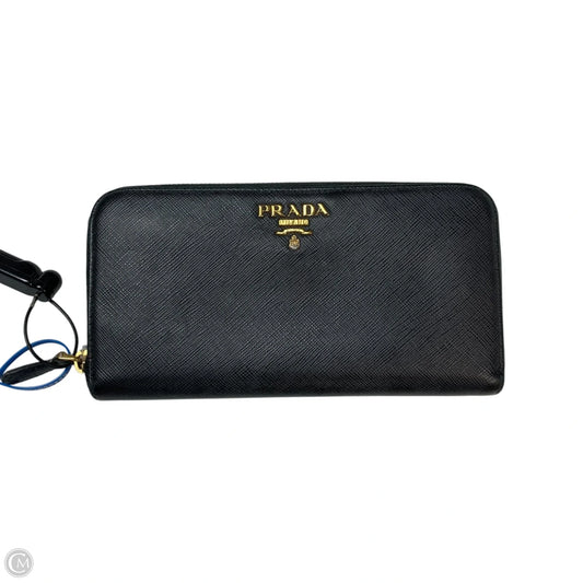 Wallet Luxury Designer By Prada, Size: Large