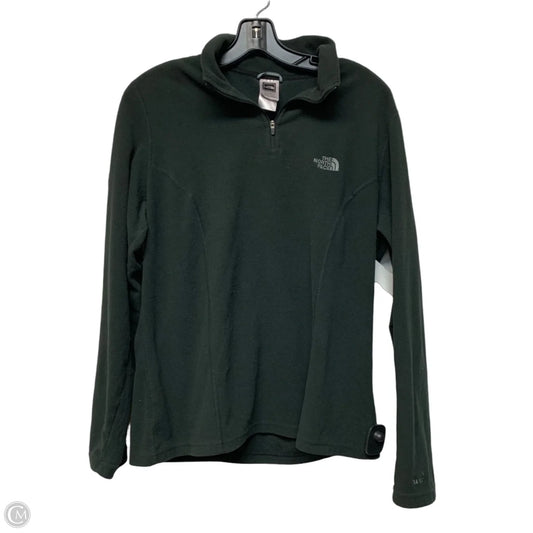 Athletic Top Long Sleeve Collar By The North Face In Black, Size: Xl