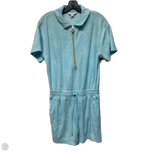 Romper Designer By Lilly Pulitzer In Blue, Size: M
