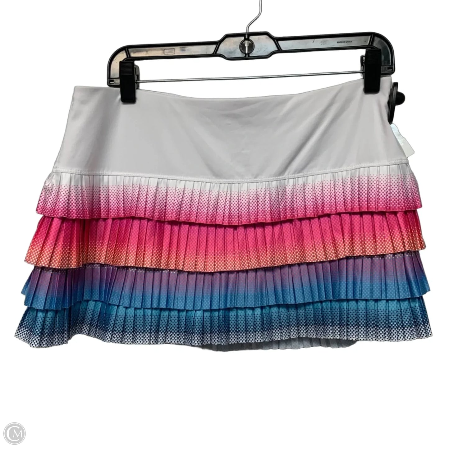 Athletic Skort By Lucky In Love In Blue & Pink, Size: L