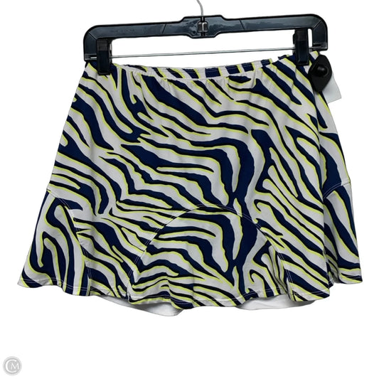 Athletic Skort By Tail In Blue & Yellow, Size: M