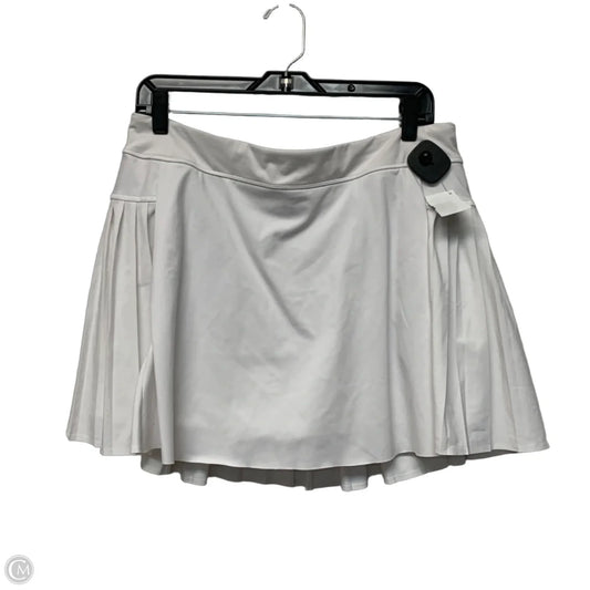 Athletic Skort By Athleta In White, Size: L