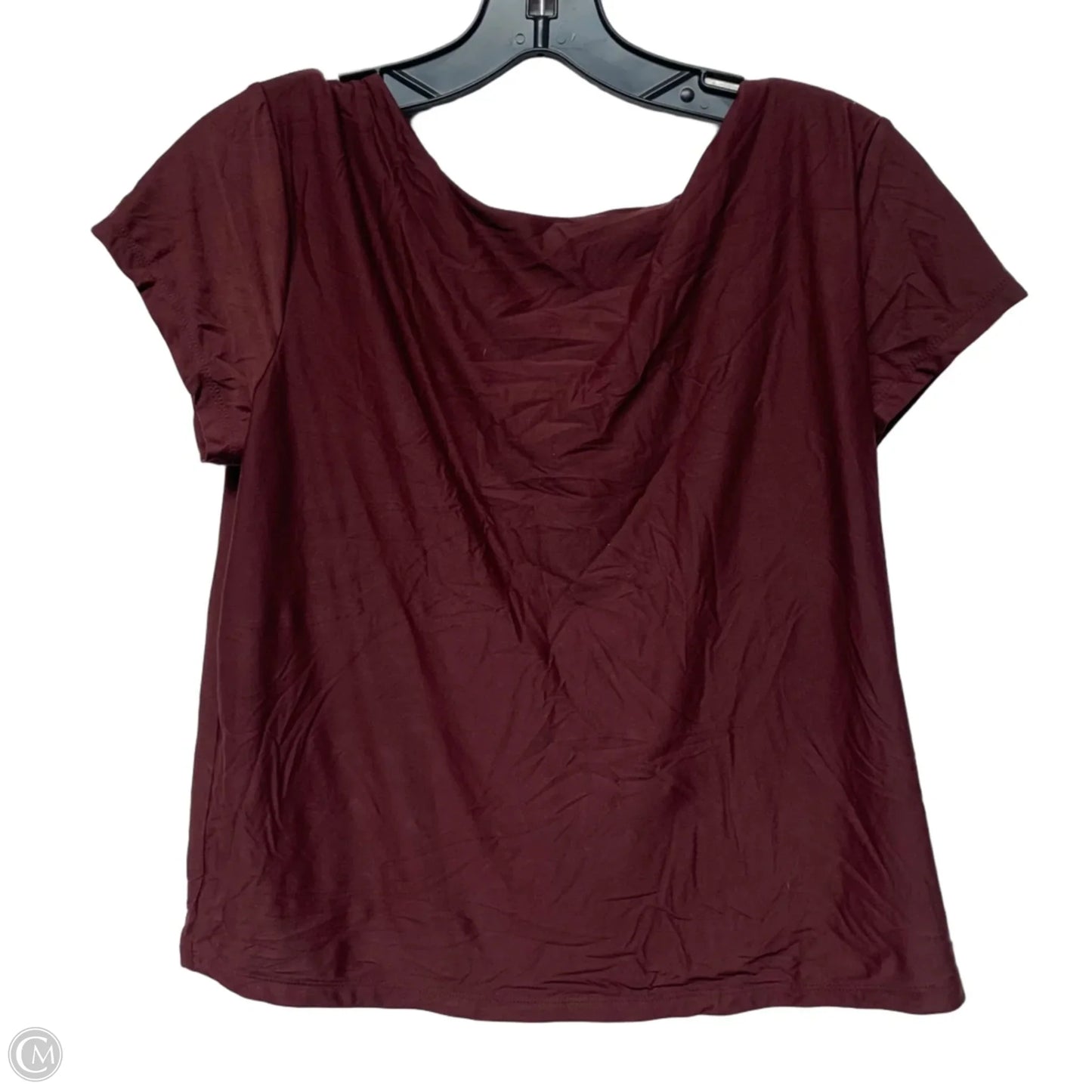 Top Short Sleeve By Wild Fable In Red, Size: 1x