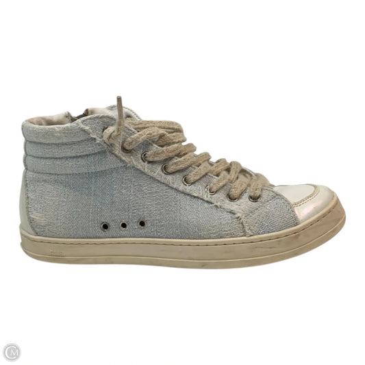Shoes Sneakers By P448 In Blue & Cream, Size: 7.5