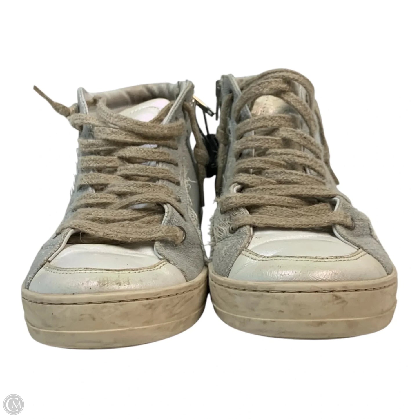Shoes Sneakers By P448 In Blue & Cream, Size: 7.5