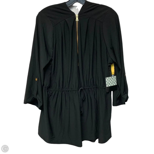 Blouse Long Sleeve By Soho Apparel In Black, Size: 3x