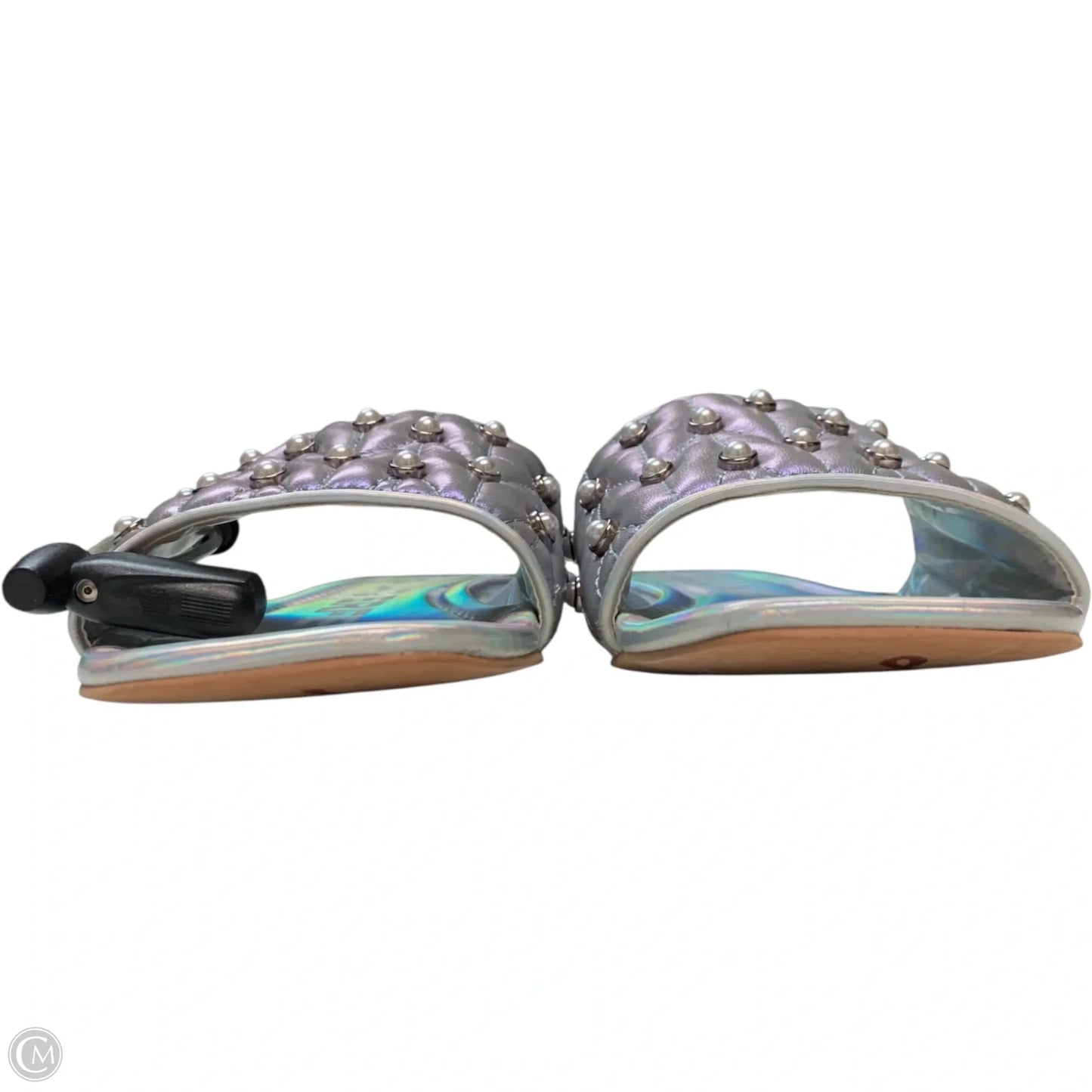 Sandals Designer By Karl Lagerfeld In Blue, Size: 8