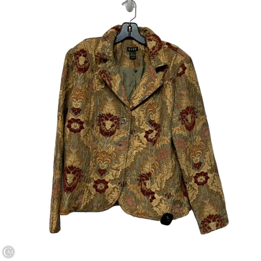 Blazer By elcc In Red & Yellow, Size: L