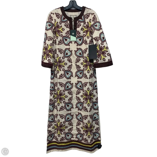 Dress Designer By Tuckernuck In Brown & Cream, Size: Xs