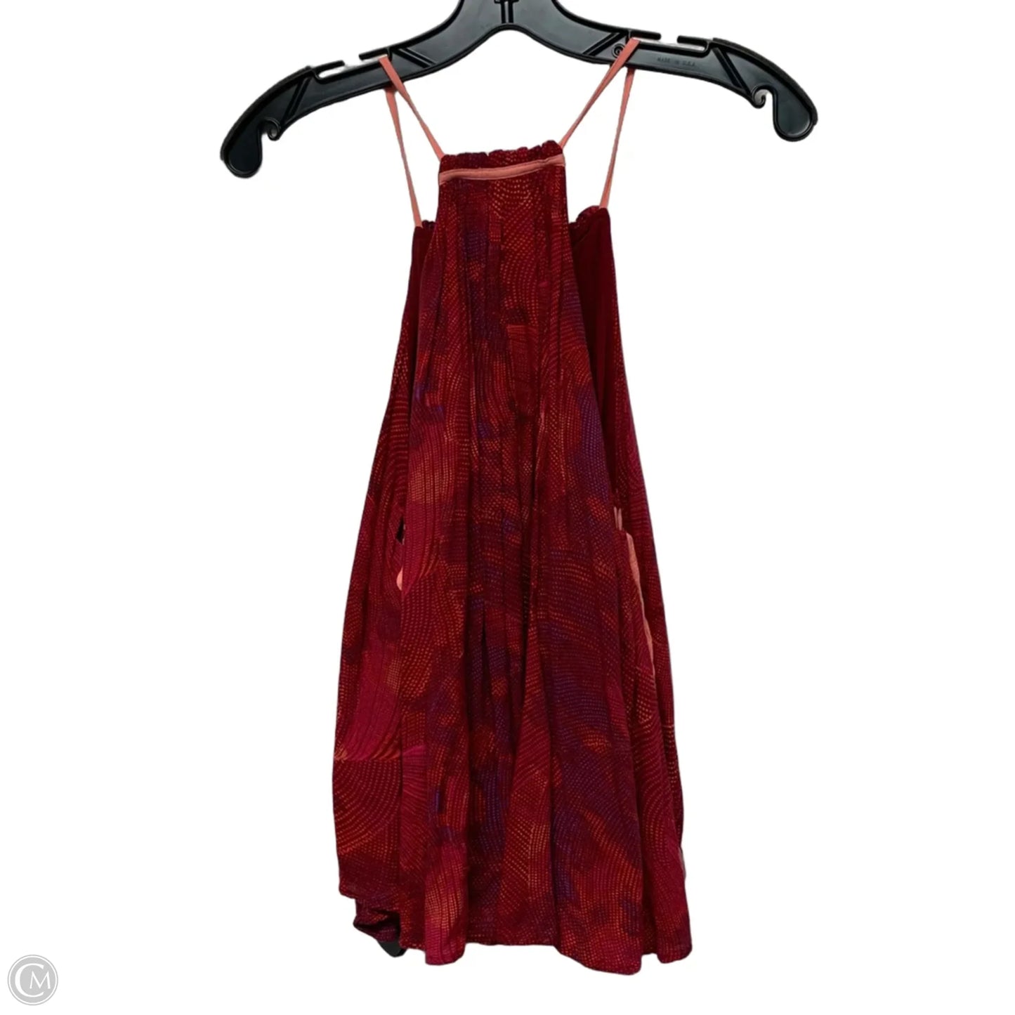 Top Sleeveless By Free People In Pink & Red, Size: M