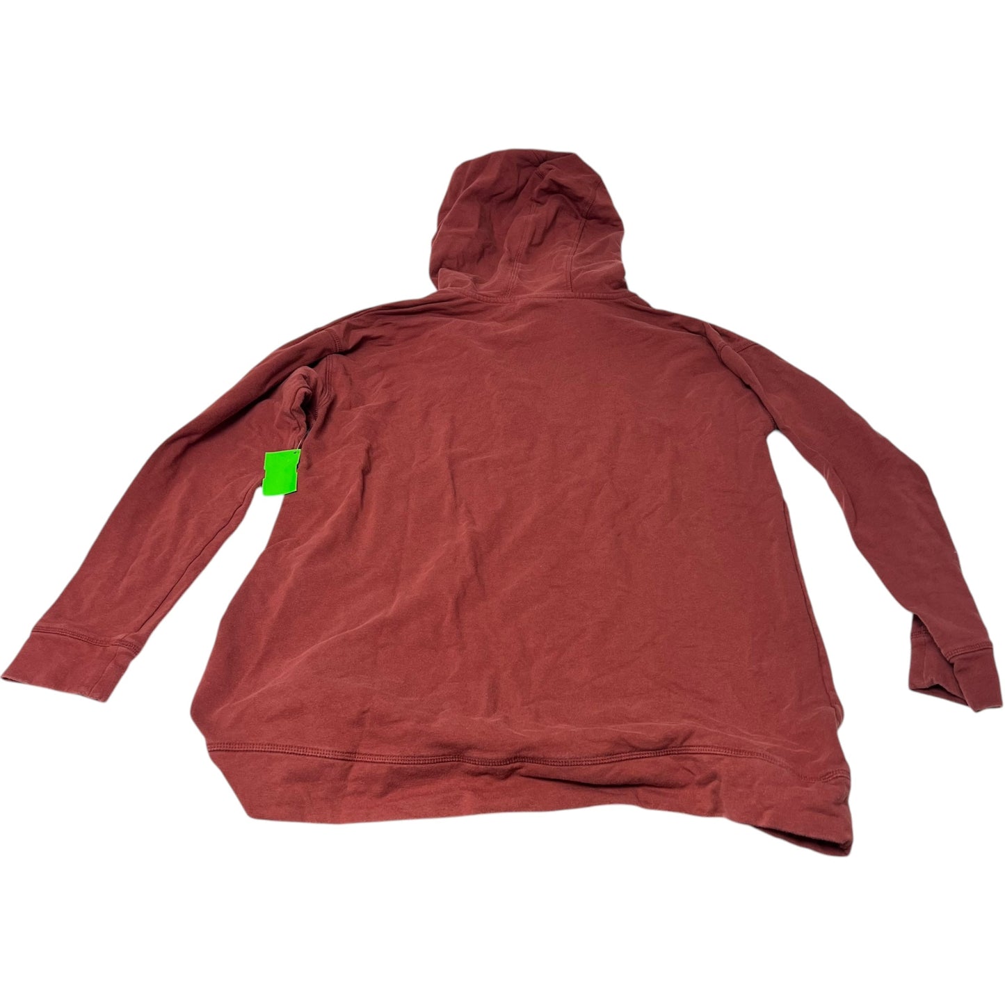 Sweatshirt Hoodie By J. Jill In Orange, Size: M
