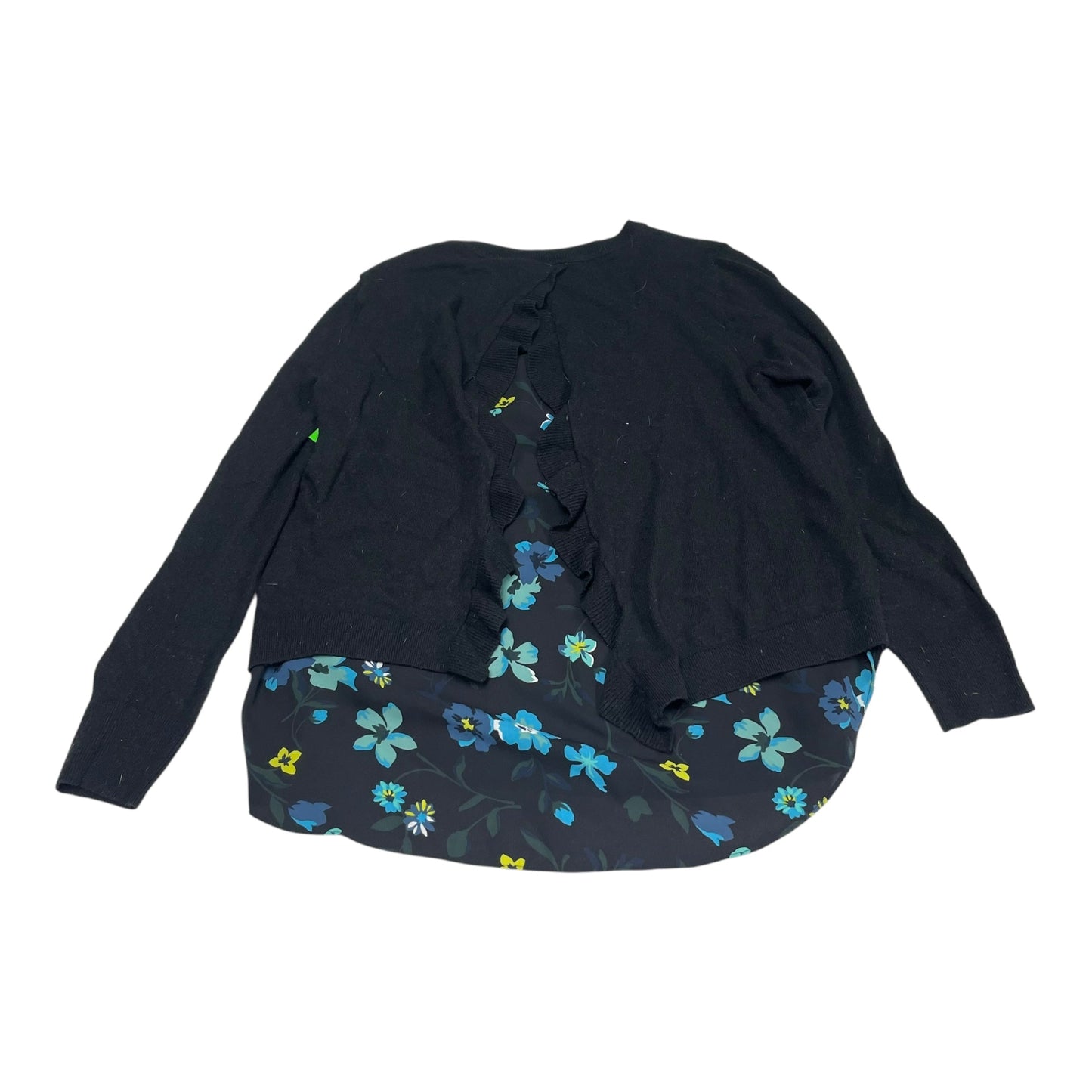 Top Long Sleeve By Loft In Black, Size: L