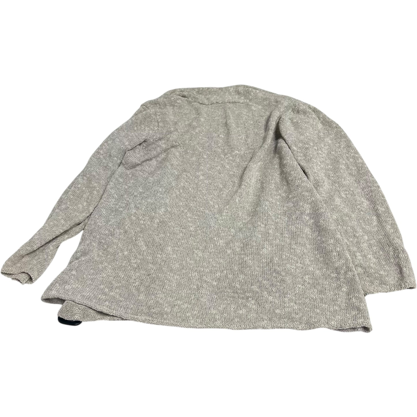 Cardigan By Eileen Fisher In Grey, Size: Lp