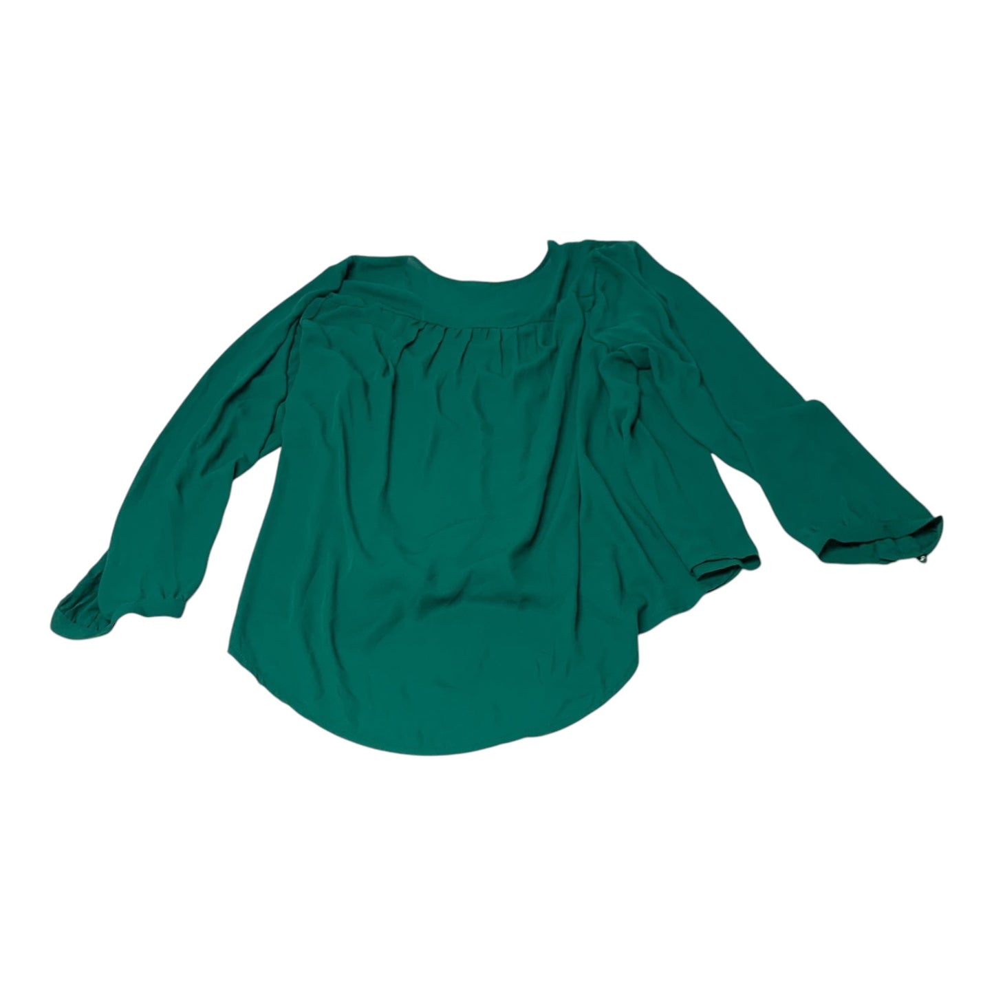 Blouse Long Sleeve By Torrid In Green, Size: 4x
