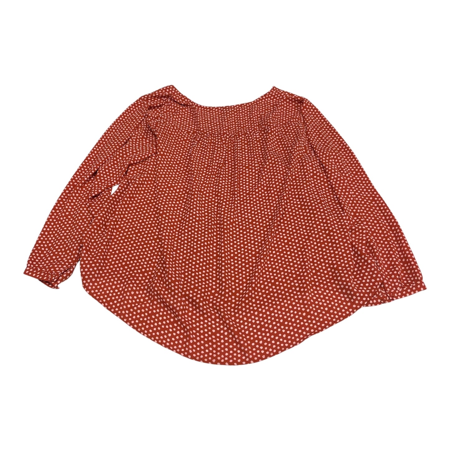 Blouse Long Sleeve By Torrid In Polkadot Pattern, Size: 4x