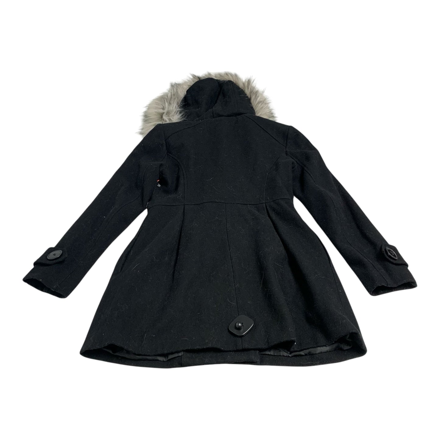 Coat Wool By New York And Co In Black, Size: Xs