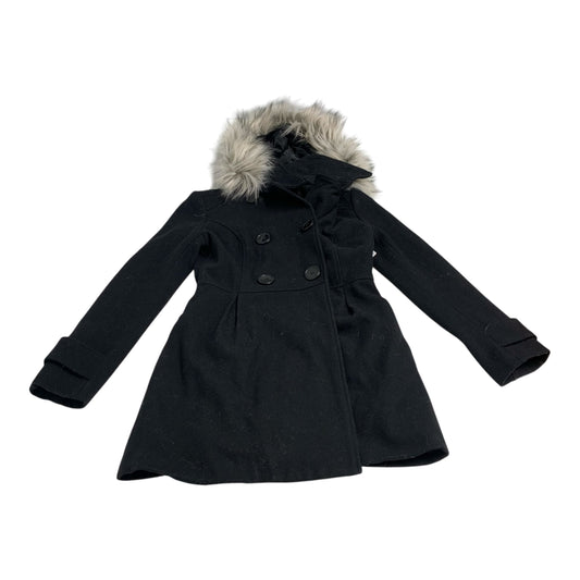 Coat Wool By New York And Co In Black, Size: Xs