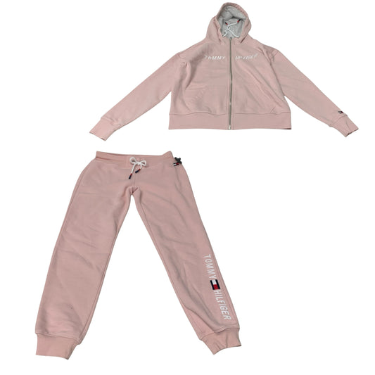 Athletic Pants 2pc By Tommy Hilfiger In Pink, Size: Xs