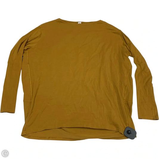Athletic Top Long Sleeve Crewneck By Lululemon In Orange, Size: Xs