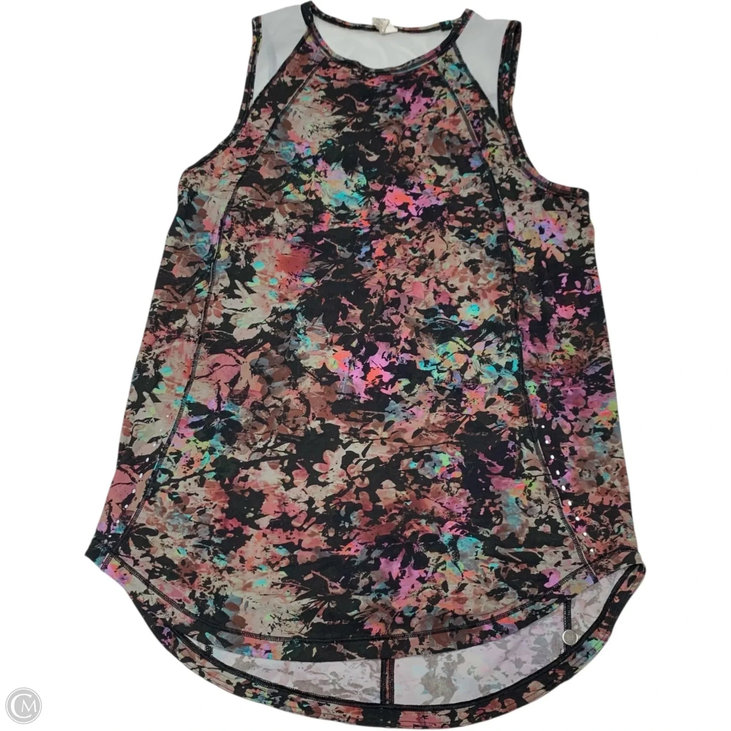 Athletic Tank Top By Lululemon In Black & Purple, Size: Xs