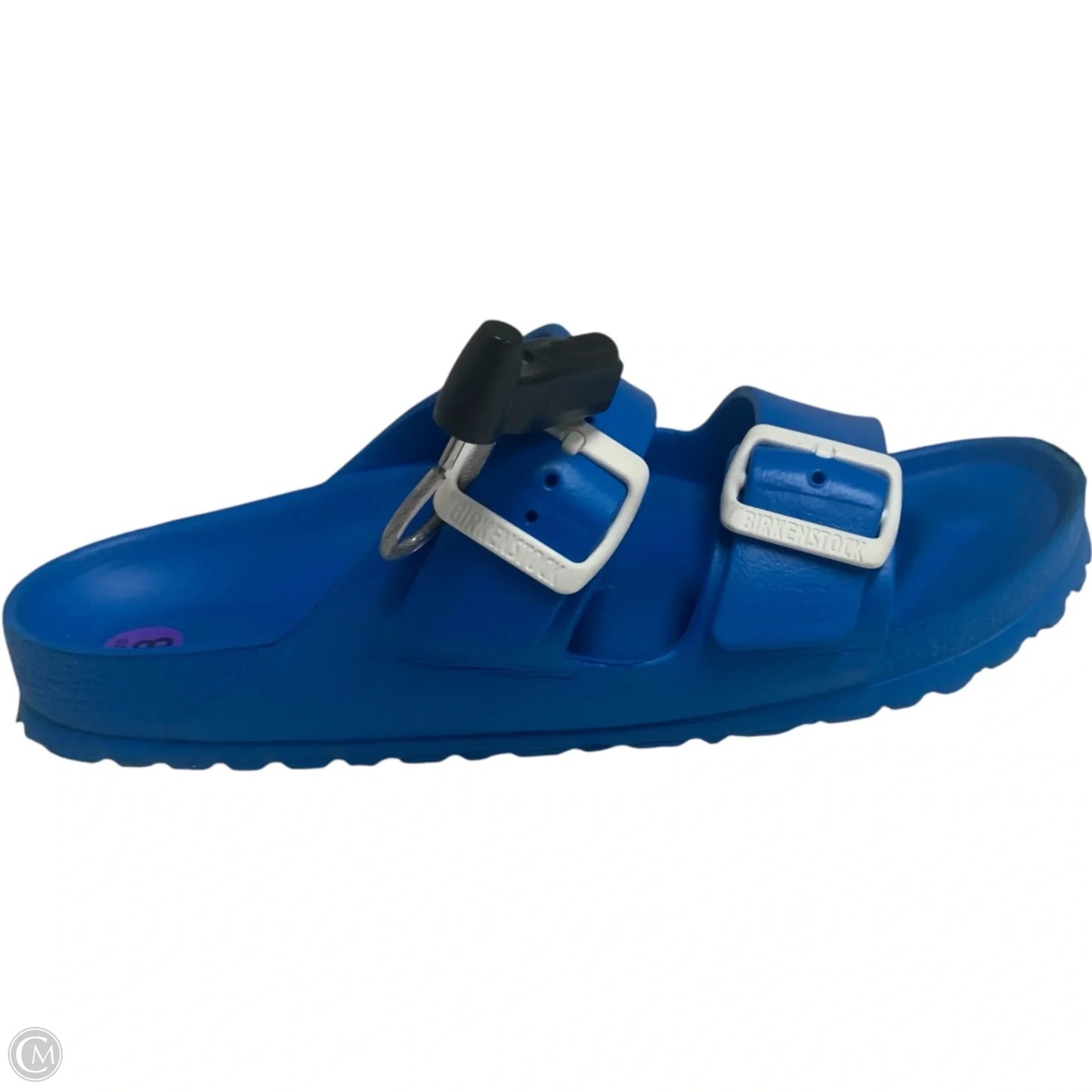 Sandals Flats By Birkenstock In Blue, Size: 8