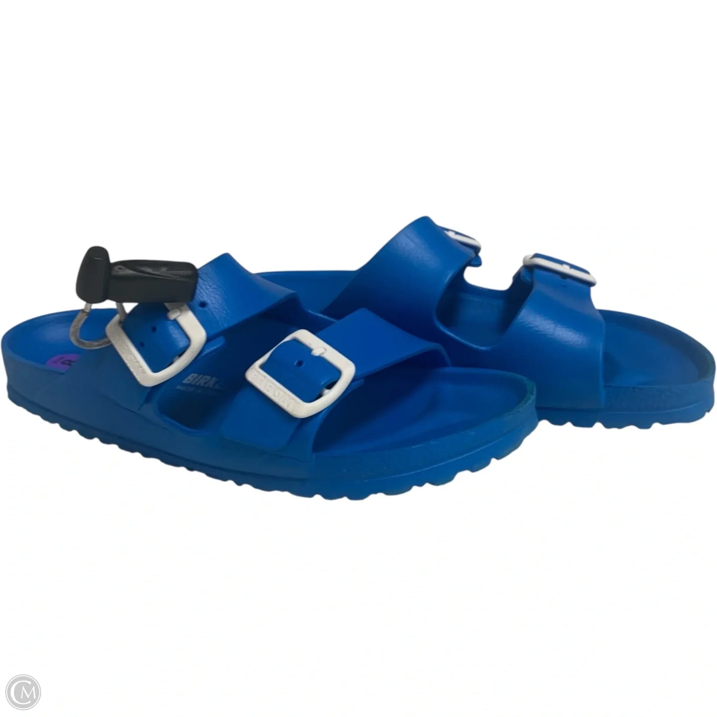 Sandals Flats By Birkenstock In Blue, Size: 8