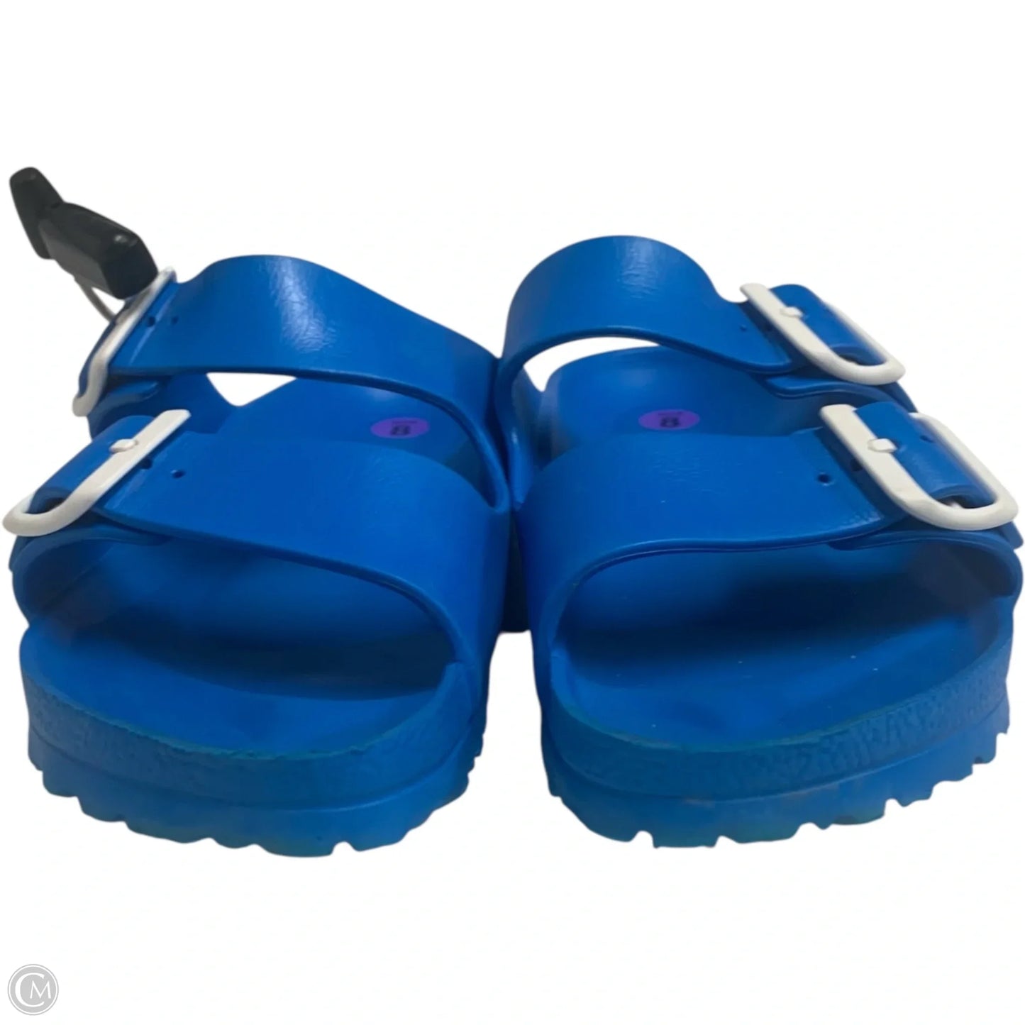 Sandals Flats By Birkenstock In Blue, Size: 8