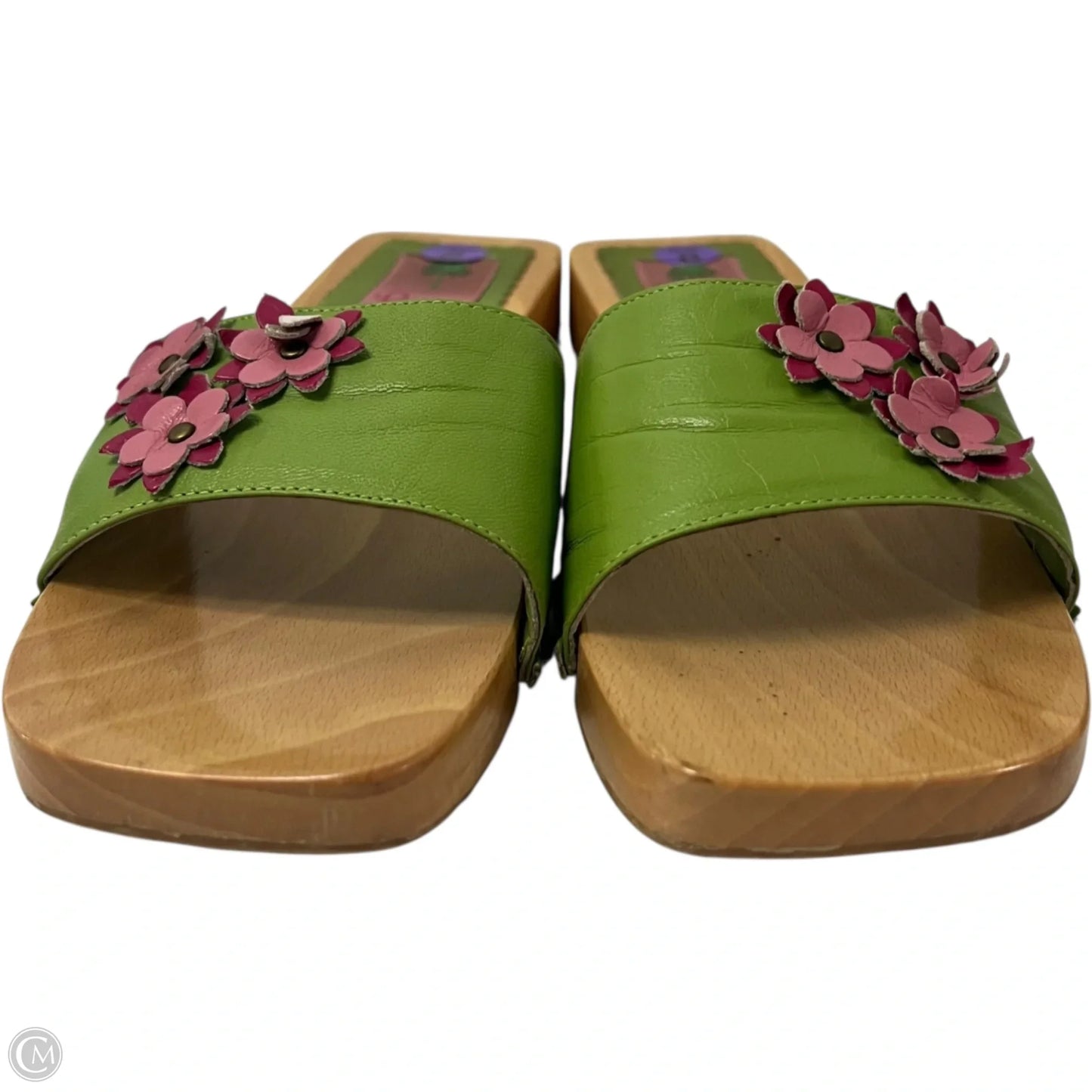 Sandals Designer By Lilly Pulitzer In Brown & Green, Size: 8