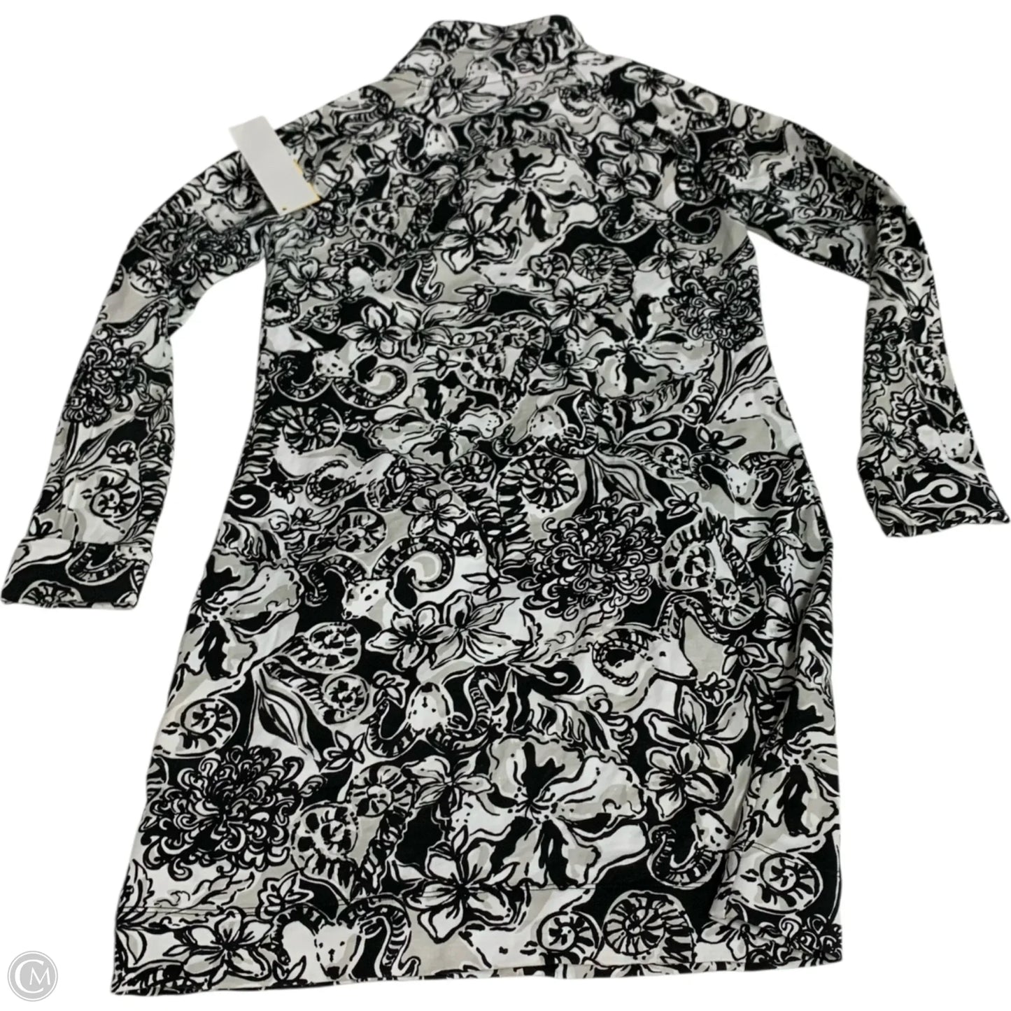 Dress Designer By Lilly Pulitzer In Black & Grey, Size: Xs