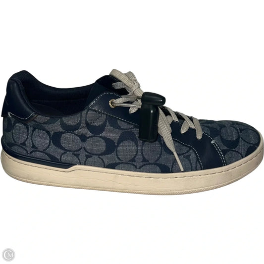 Shoes Designer By Coach In Blue, Size: 9
