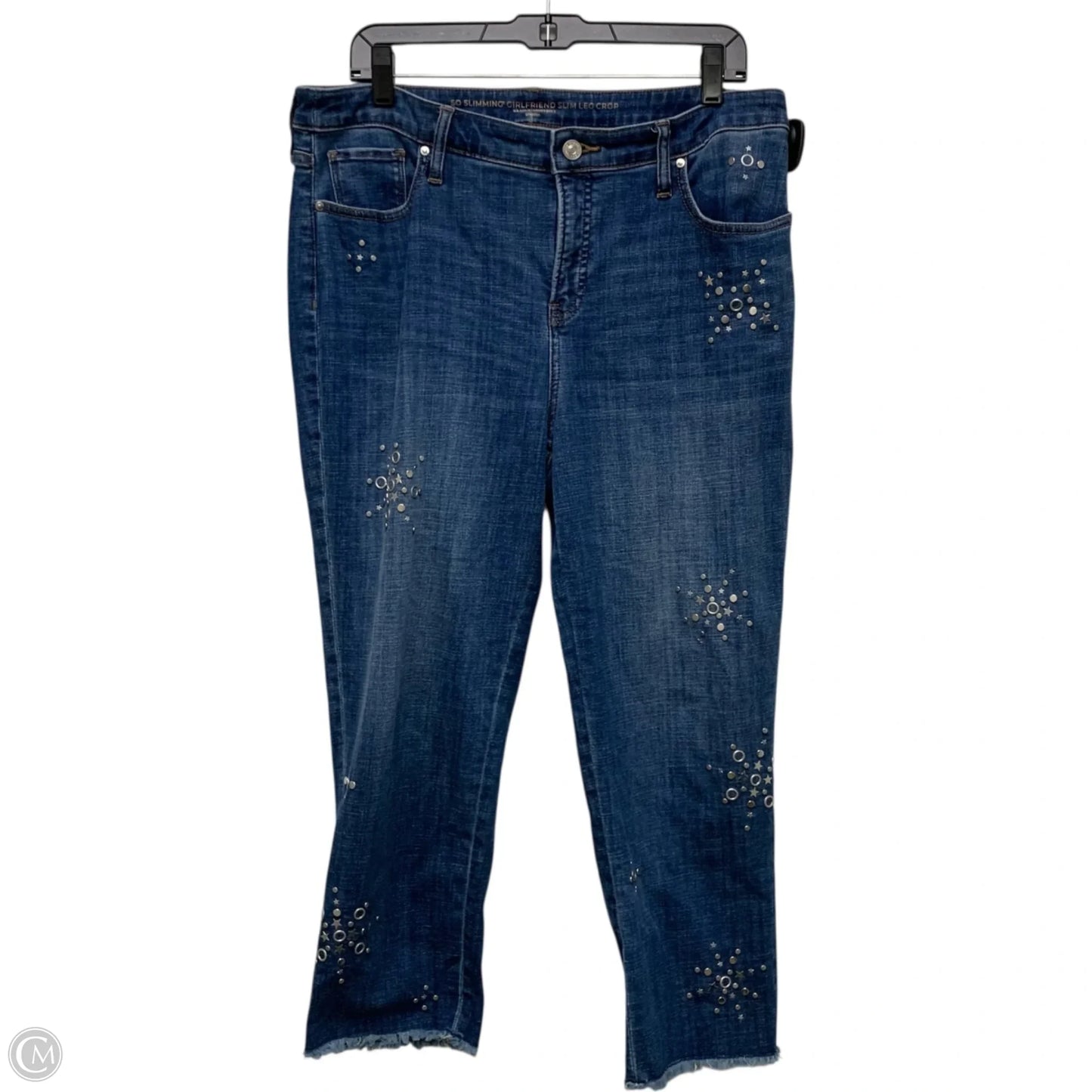 Jeans Skinny By Chicos In Blue Denim, Size: 12