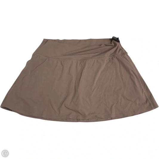 Athletic Skort By Lululemon In Brown, Size: L